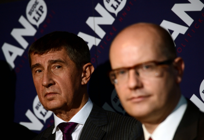 Andrej Babiš (vlevo) a Bohuslav Sobotka.