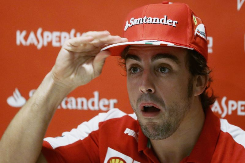 Jezdec formule 1 Fernando Alonso.