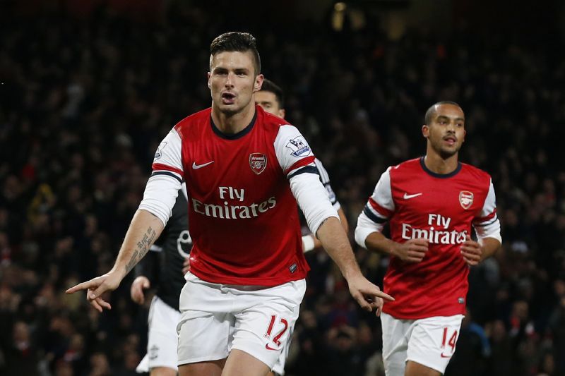 Francouzský fotbalista Olivier Giroud.