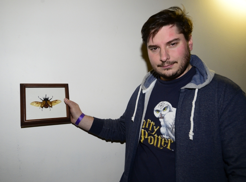 Třiatřicetiletý výtvarník Dominik Lang, držitel Ceny Jindřicha Chalupeckého.