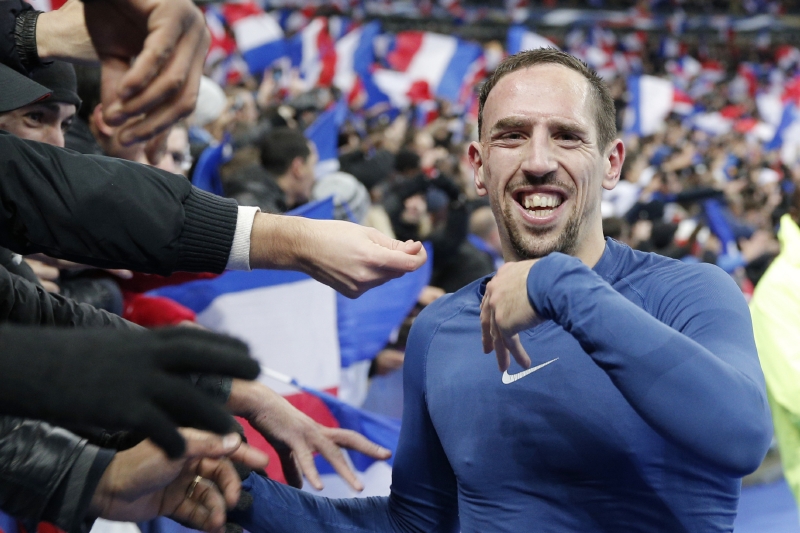 Záložník Franck Ribéry.