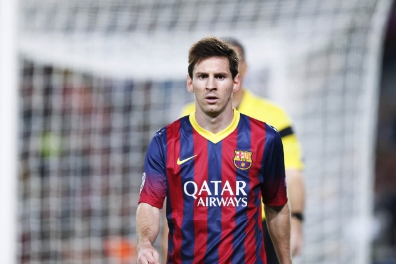 Útočník Barcelony Lionel Messi.