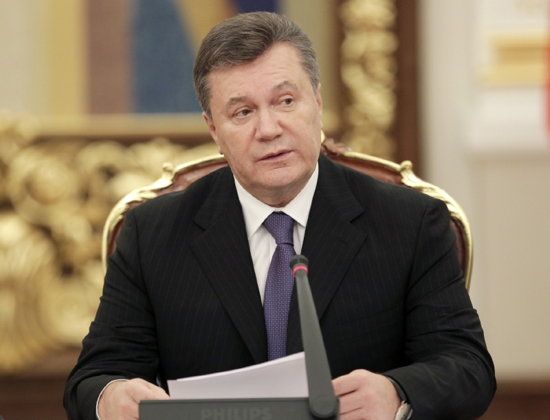 Ukrajinský prezident Viktor Janukovyč. Ukrajinský prezident Viktor Janukovyč.