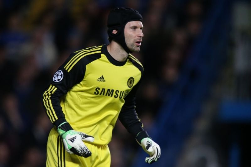 Brankář londýnské Chelsea Petr Čech. Brankář londýnské Chelsea Petr Čech.