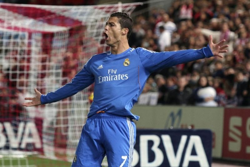 Hvězdný fotbalista Realu Madrid Cristiano Ronaldo.