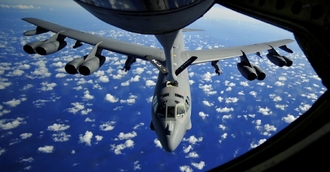 B-52 tankuje za letu.