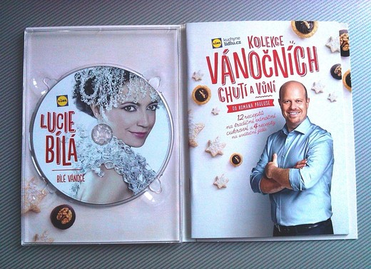 Kompozice Vánočních chutí a tónů.