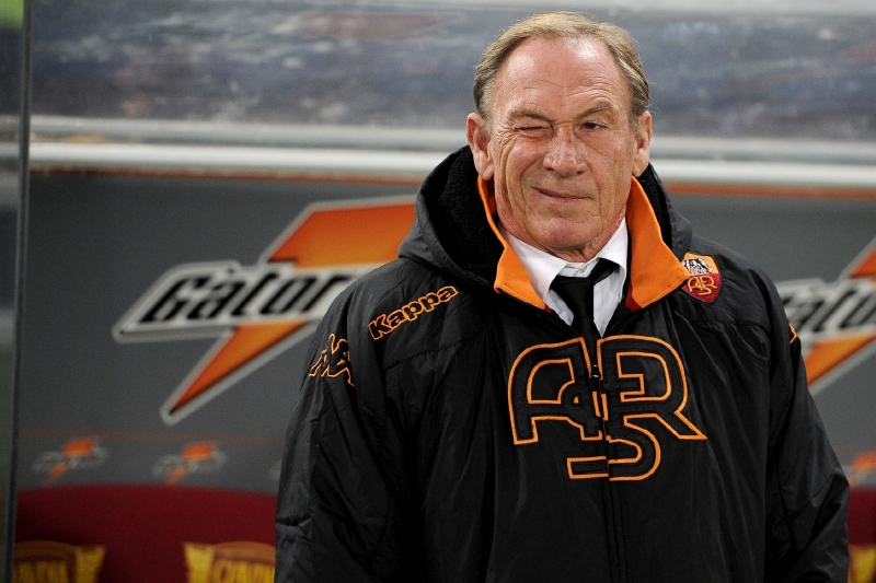 Trenér Zdeněk Zeman. Trenér Zdeněk Zeman.