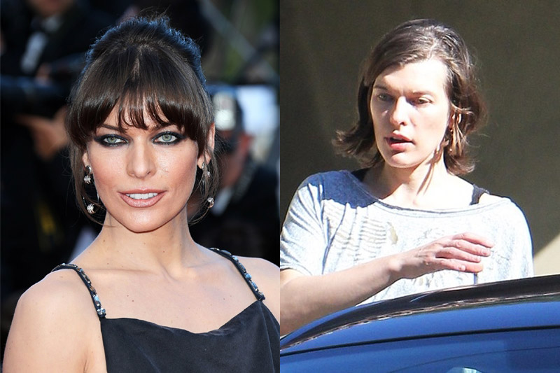 Milla Jovovichová make-up k životu potřebuje.