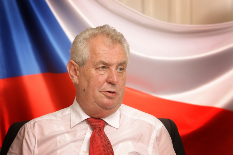 Prezident Miloš Zeman.