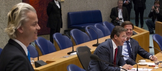 Wildersovi je doma v parlamentu v Haagu dobře.