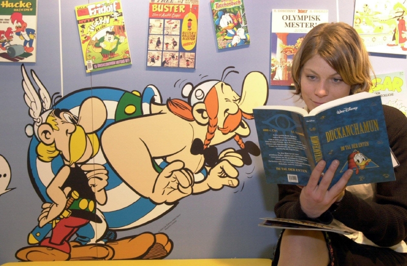 Slavný francouzský komiks Asterix (ilustrační foto). Slavný francouzský komiks Asterix (ilustrační foto).