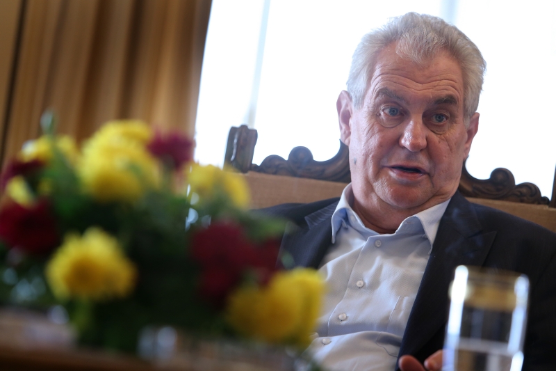 Prezident Miloš Zeman.