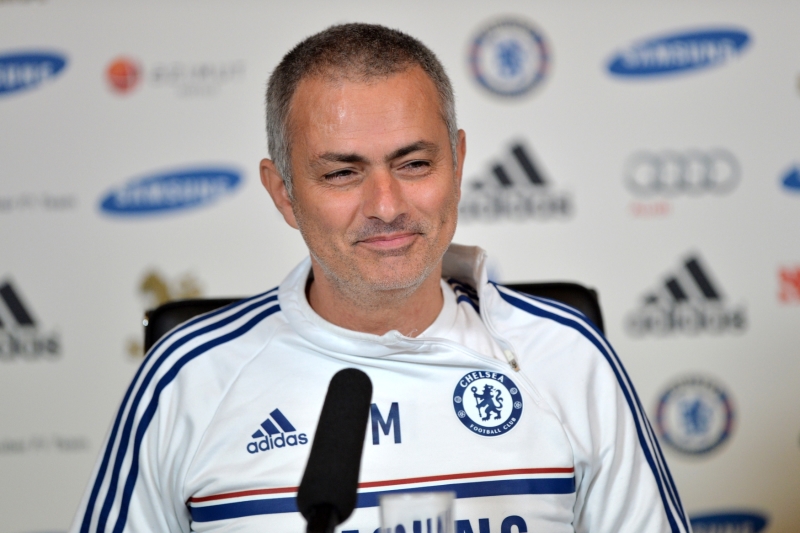 Trenér Chelsea José Mourinho.