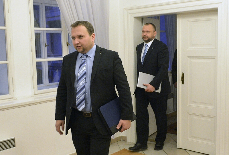 Místopředsedové KDU-ČSL Marian Jurečka (vlevo) a Jan Bartošek. Místopředsedové KDU-ČSL Marian Jurečka (vlevo) a Jan Bartošek.