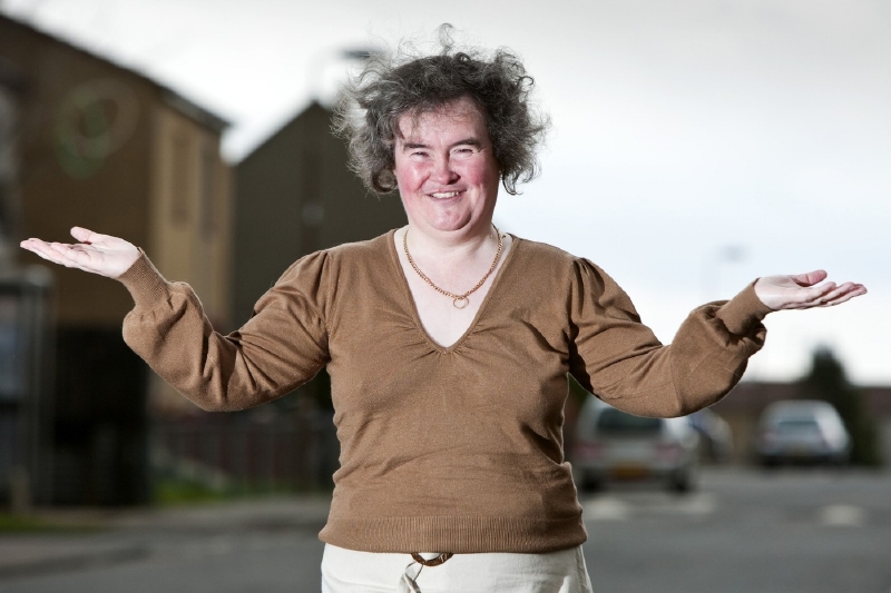 Britská zpěvačka Susan Boyleová.