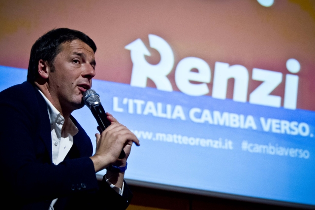Nový předseda italské Demokratické strany Matteo Renzi. Nový předseda italské Demokratické strany Matteo Renzi.