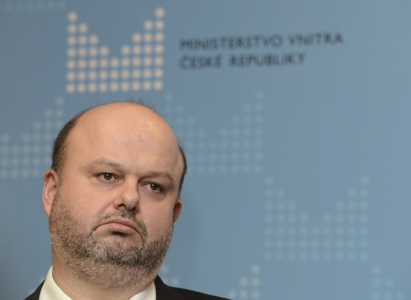 Ministr vnitra Martin Pecina.