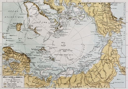 Mapa Arktidy. Mapa Arktidy.
