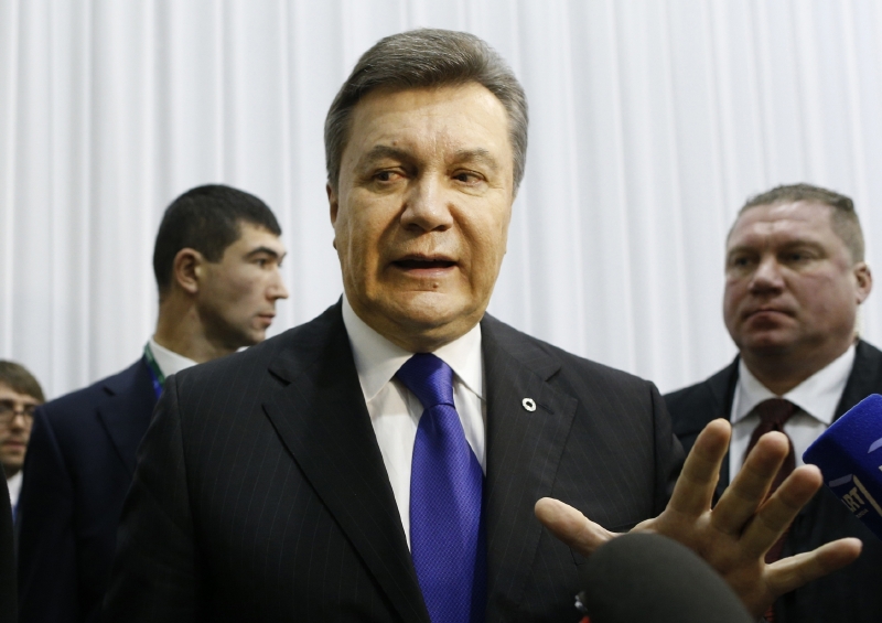 Ukrajinský prezident Viktor Janukovyč. Ukrajinský prezident Viktor Janukovyč.
