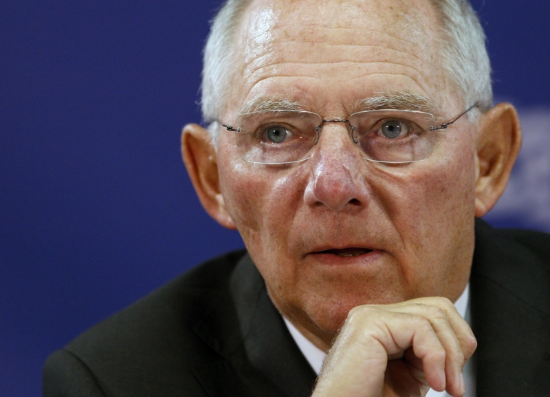 Ministr Wolfgang Schäuble. Ministr Wolfgang Schäuble.