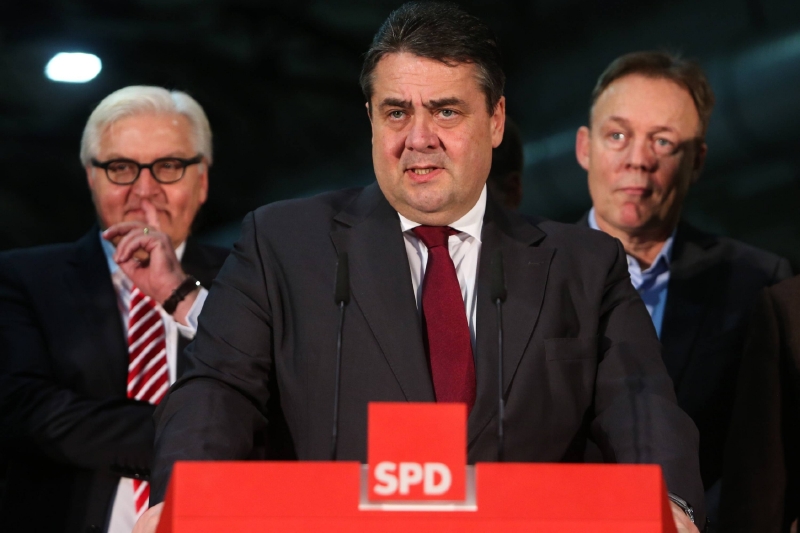 Sigmar Gabriel předseda strany SPD.