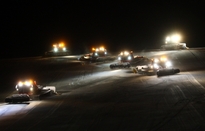 Po setmění byla k vidění unikátní jízda roleb.