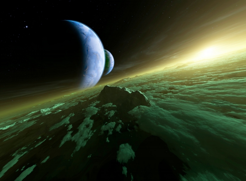 Nově objevený měsíc obíhá kolem osamělého plynného obra (ilustrační foto). Nově objevený měsíc obíhá kolem osamělého plynného obra (ilustrační foto).