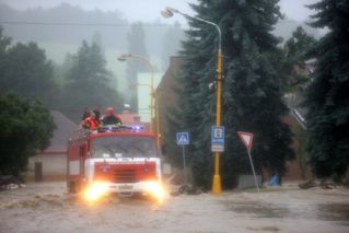 Povodně.