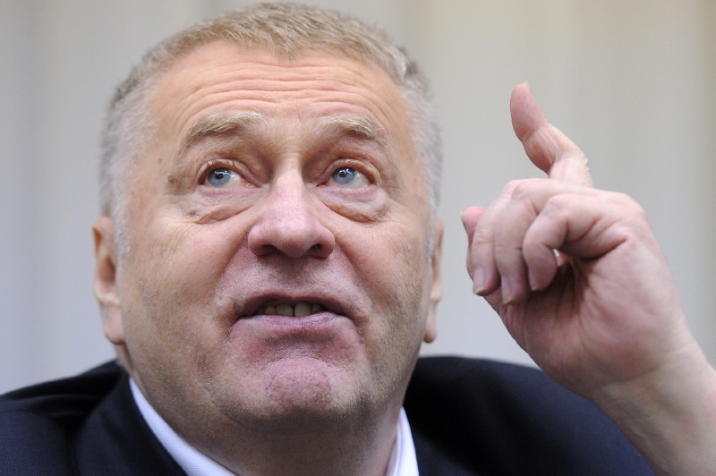 Bouřlivák a občasný sprosťák Žirinovskij.