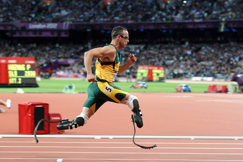 Na atletických oválech byl Pistorius miláčkem fanoušků. 
