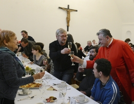 Boží hod vánoční v Arcibiskupském paláci.