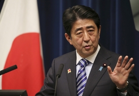 Japonský premiér Šinzó Abe.