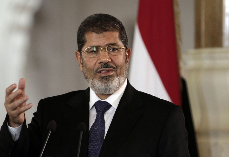 Sesazený egyptský prezident Muhammad Mursí. Sesazený egyptský prezident Muhammad Mursí.