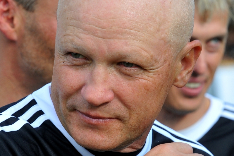Trenér Ivan Hašek.