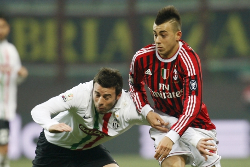 Italský útočník Stephan El Shaarawy (vpravo).