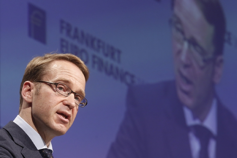 Šéf německé centrální banky Deutsche Bundesbank Jens Weidmann. Šéf německé centrální banky Deutsche Bundesbank Jens Weidmann.