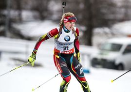 Biatlonistka Gabriela Soukalová.