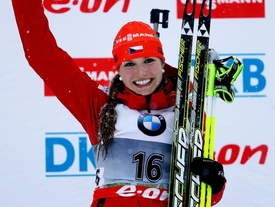 Nová biatlonová hvězda Gabriela Soukalová.