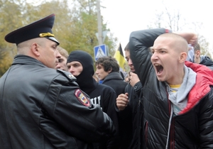 Volgograďané demonstrovali letos v listopadu proti Kavkazanům.