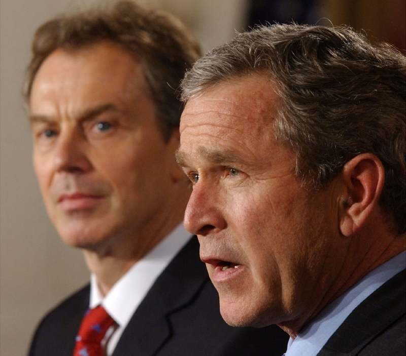Blair a Bush jr. Americký přítel...