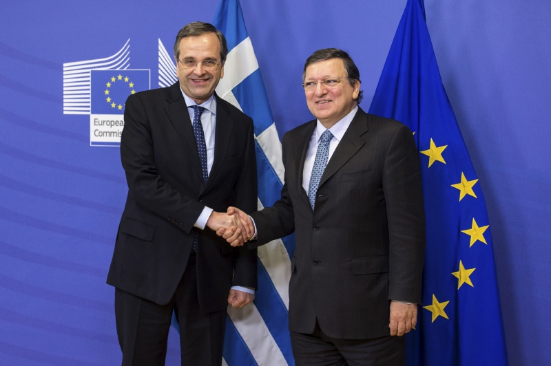 Předsednictví v EU přebírají na půl roku Řekové. Na snímku řecký premiér Antonis Samaras (vlevo) a předseda Evropské komise José Manuel Barroso. Předsednictví v EU přebírají na půl roku Řekové. Na snímku řecký premiér Antonis Samaras (vlevo) a předseda Evropské komise José Manuel Barroso.