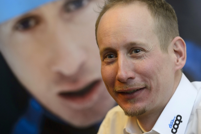 Lyžař Lukáš Bauer.