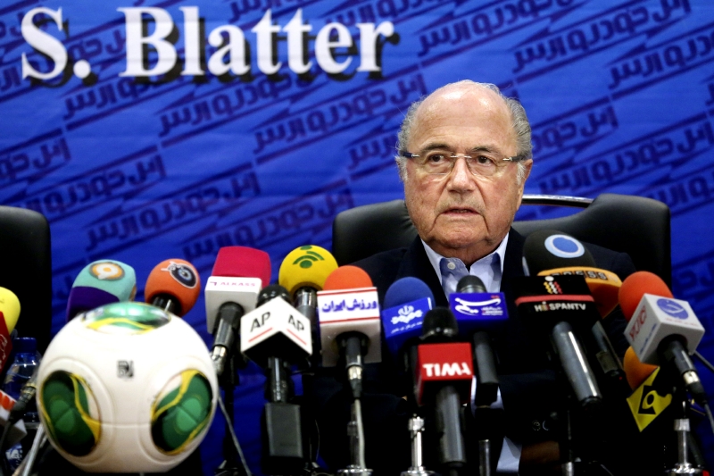 Prezident Mezinárodní fotbalové federace FIFA Sepp Blatter.