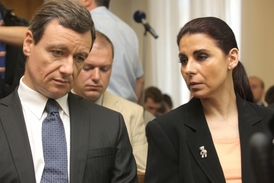 David Rath s Kateřinou Pancovou.