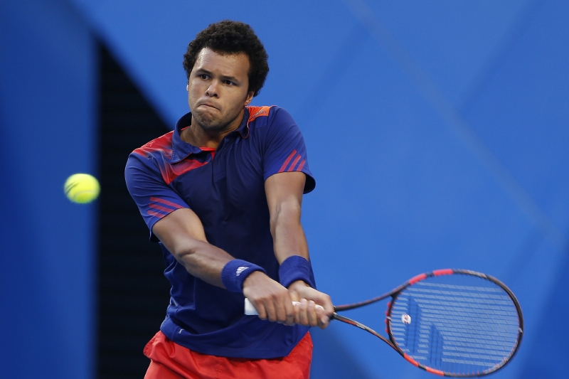 Francouzský tenista Jo-Wilfried Tsonga.