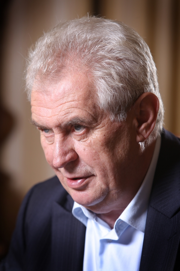 Prezident Miloš Zeman.