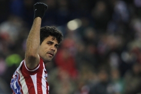 Útočník Atlétika Madrid Diego Costa.