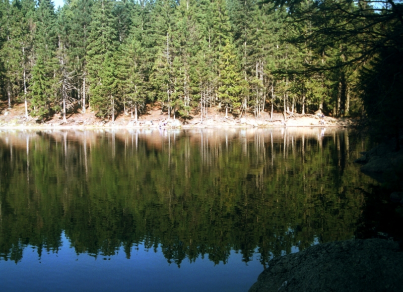 Šumavské Čertovo jezero. Šumavské Čertovo jezero.