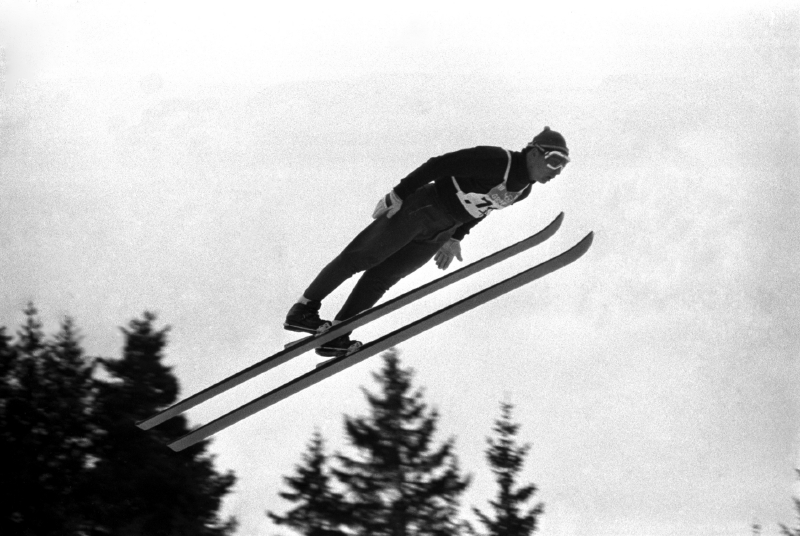 Jiří Raška na ZOH v Grenoble v roce 1968. Jiří Raška na ZOH v Grenoble v roce 1968.